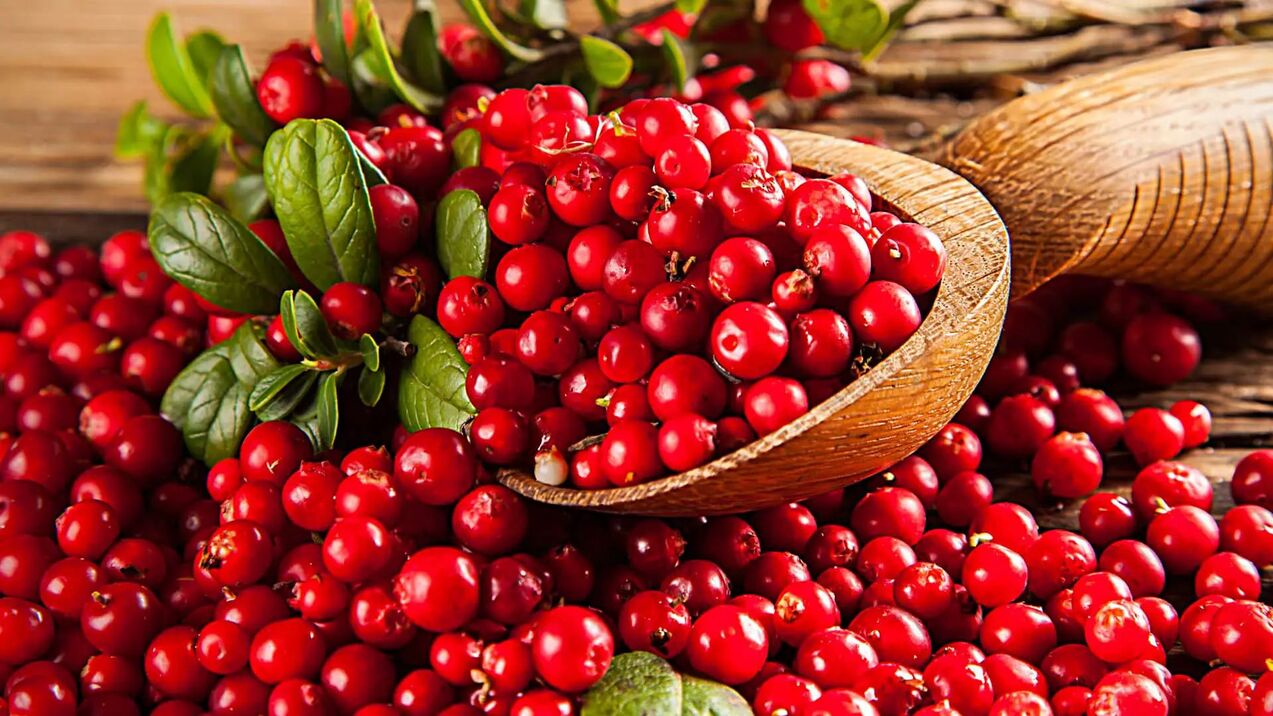 cranberry សម្រាប់ការព្យាបាលនៃក្រពេញប្រូស្តាត